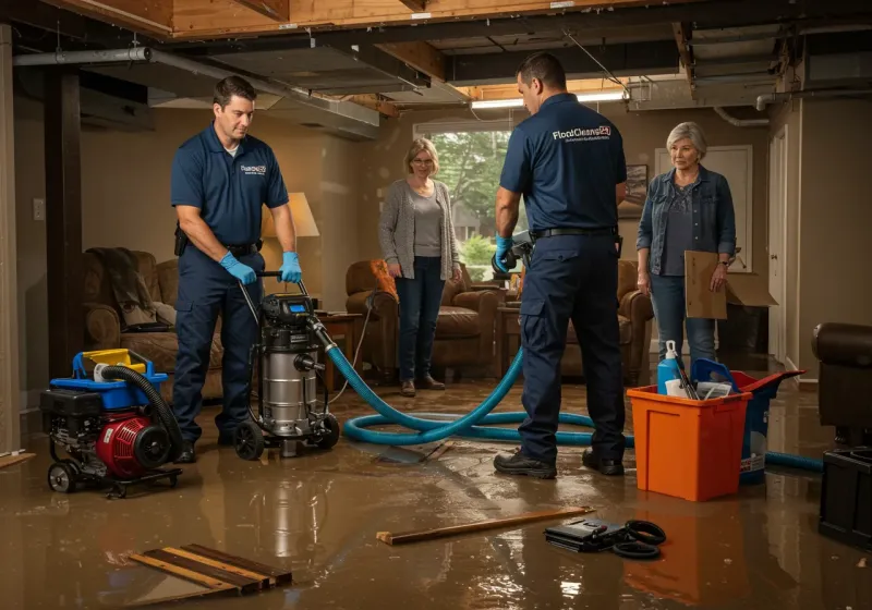 Basement Water Extraction and Removal Techniques process in Midway, NC