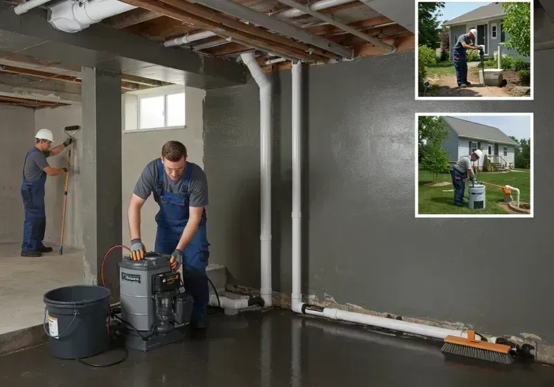 Basement Waterproofing and Flood Prevention process in Midway, NC